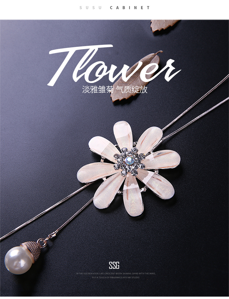 SSG日韩长款简约装饰品项链衣服挂件挂饰百