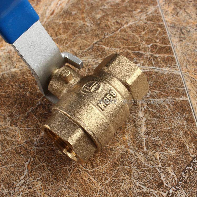 耐高温铜球阀加厚黄铜内丝球阀自来水阀门开关4分6分dn15 20 25