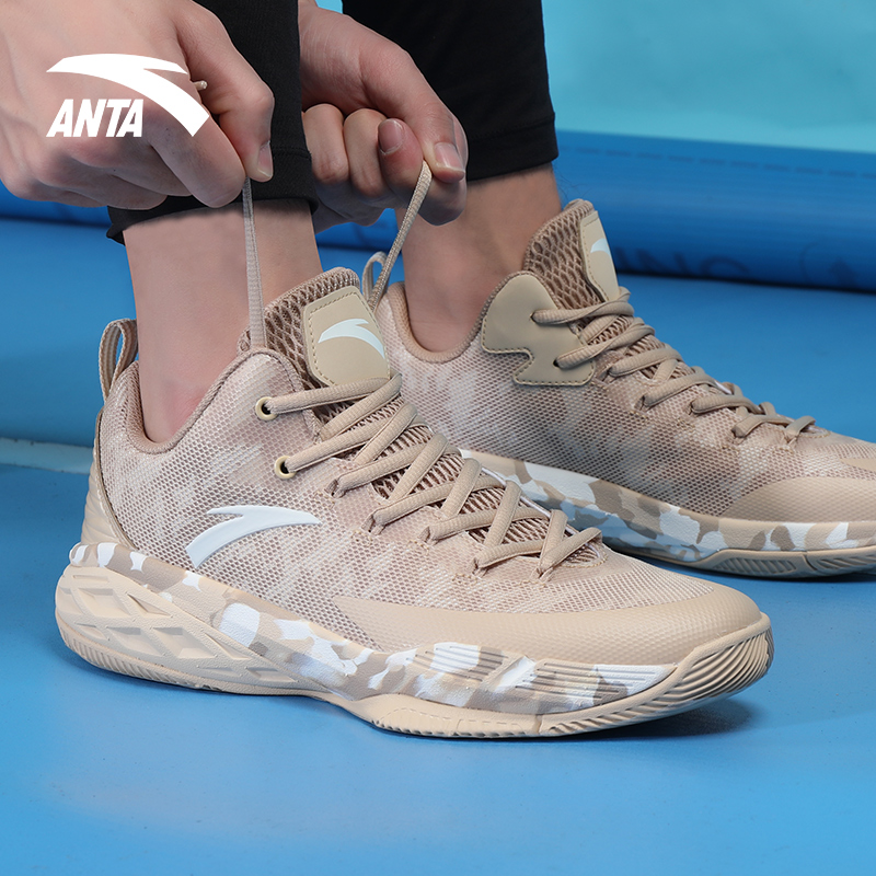 anta basketball shoes men's shoes summer official website 2020 new mesh breathable thompson kt low top 4 sneaker 5