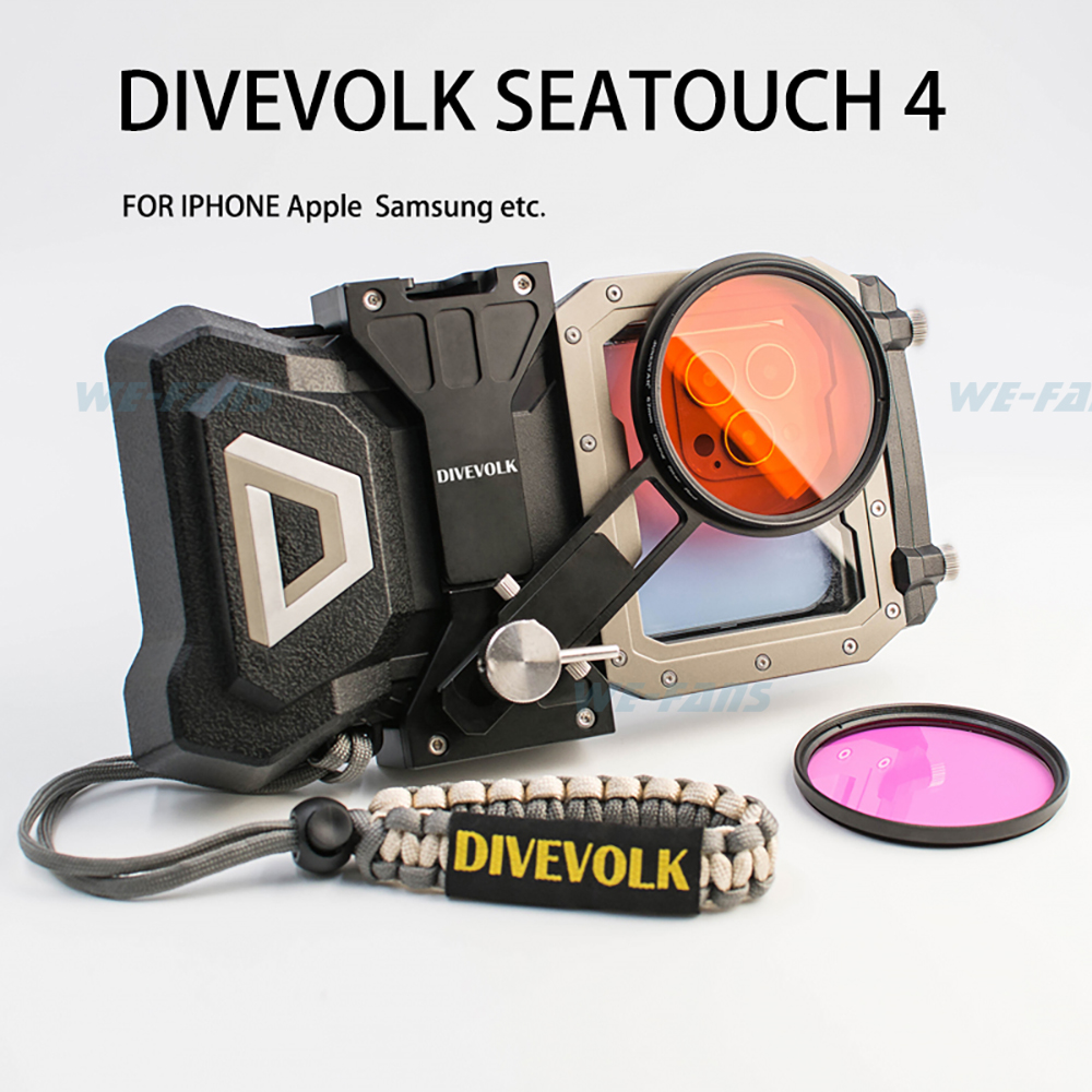 Divevolk SeaTouch 4 Max mobile phone diving shell waterproof apple Android deep diving underwater photo shell-Taobao