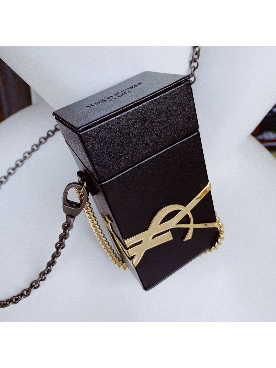 YSL Saint Laurent ysl Free Water Gift Perfumer Box Black Cosmetic Bag