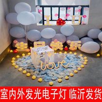 Table White Birthday God Instrumental Romantic Surprise Scene Cours Wedding Arrangement Props Room Living-room Interior Letter Light Package