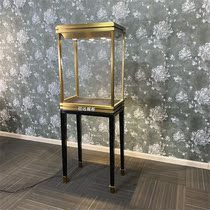 Window jewelry display cabinet Boutique display cabinet jade jewelry exhibition cabinet Independent cabinet Beijing customized