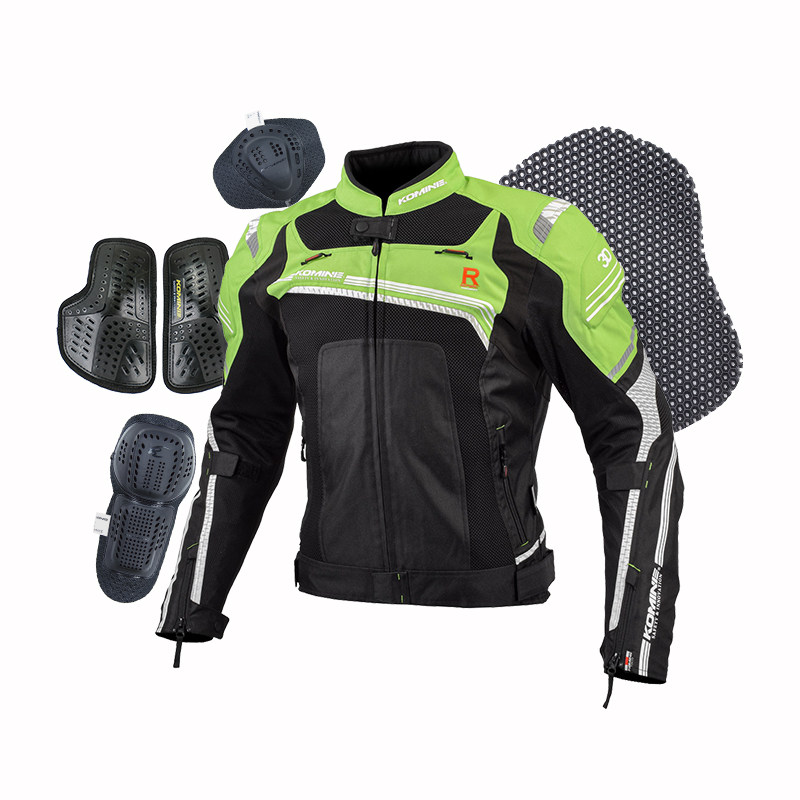KOMINE夏季網眼賽車服男女通用摩託車騎行服JK-130透氣防摔夾克