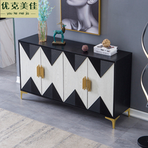 Light luxury entrance cabinet Shoe cabinet Decorative cabinet Door Living room cabinet Collection storage Modern simple storage cabinet Dining side cabinet
