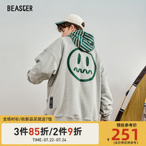 BEASTER little devil grimace brand couple sweater mens autumn hoodie hooded loose crew neck pullover National tide brand