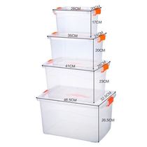 Storage box 30 40 45 50 60cm rectangular covered thick plastic toy clothing storage and finishing storage