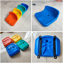 Hollow Plastic Chair chair Single selling Gymnasium See bench Seating Accessories Canteen Dining Table Bench outdoor waiting for rows of chairs