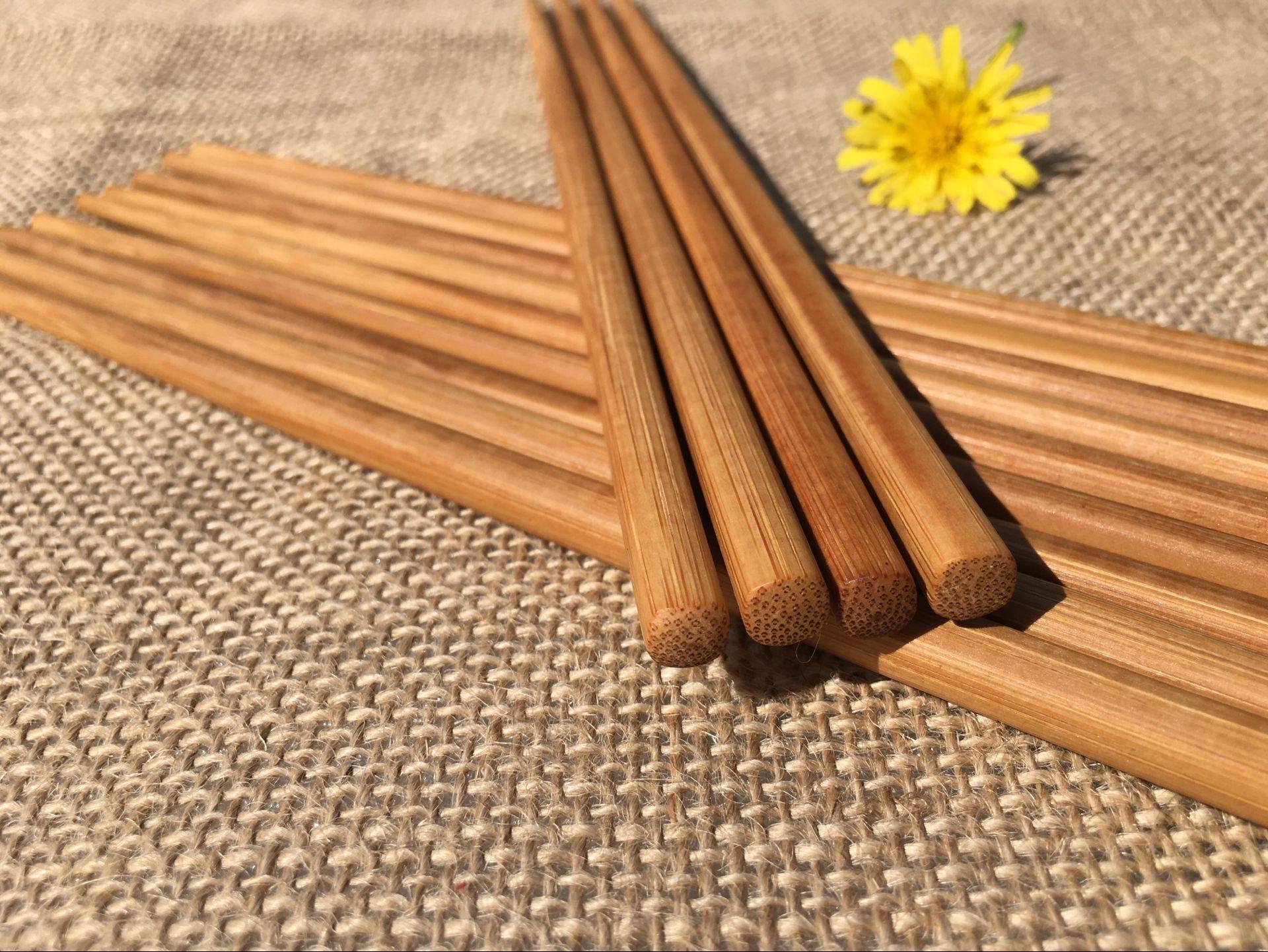 一件代发50双火锅筷子加长筷32cm家用饭店酒店天然无漆无蜡竹筷子