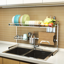 NANA kitchen rack stainless steel bowl panel control water rack sink sink drain rack dish rack storage rack