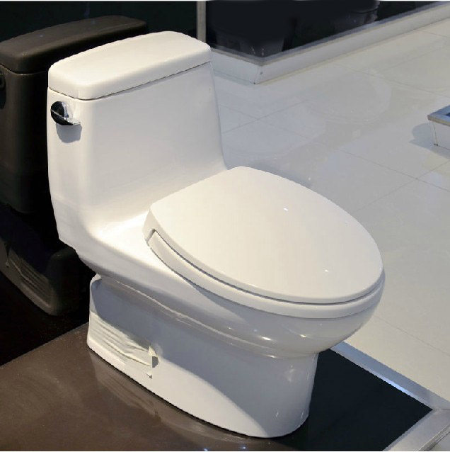 正品坐便器cw874b马桶坐便器连体节水静音带缓冲盖座便器特价