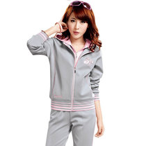 Clearance dump handling Zuopang Road female two-piece three-piece sports suit quick-drying South Korean silk sportswear