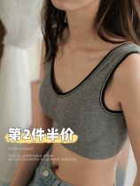 Xin Gang Bra sports underwear collision without steel ring students anti-light elastic force vest bra girl