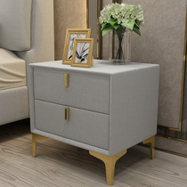 Postmodern light extravagant net red bed head cabinet Nordic wind bedroom modern minimalist cloth art storage Small family type ins creativity