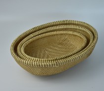 Bamboo products handmade bamboo fruit plate dried fruit plate bun basket household fruit basket snack candy basket