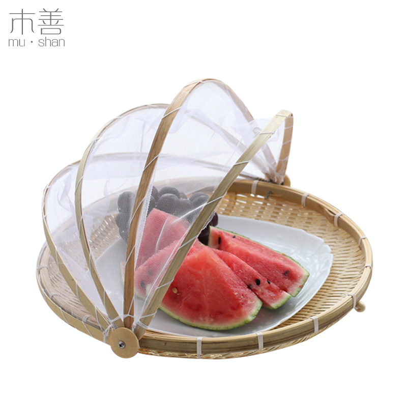 hang basket household dustpan bamboo weaving baskets of steamed bread circle seive receive a fruit basket leaf mustard jar peasant bamboo sieve