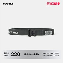 SUBTLE Belt belt Outdoor sports tactical pants Male tide ins functional tooling tide brand canvas belt Female