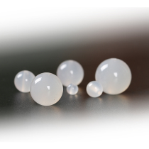 Yudu natural grade white agate round beads loose beads white crystal beads bracelet necklace beaded diy handmade jewelry