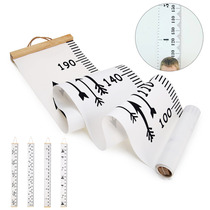 ins Nordic childrens height measuring ruler wall sticker simple classic childrens room hanging painting bedroom removable wall decoration