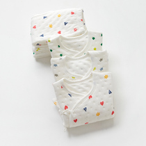 Newborn baby clothes spring and autumn monk split newborn cotton cotton cotton autumn clothes warm baby underwear set