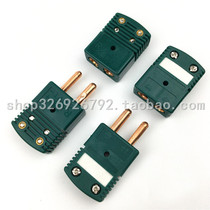 Omega thermocouple large plug S-type connector OSTW-RS-MF male and female green high temperature thermocouple socket