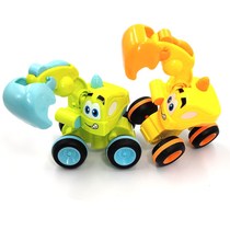 Excavator toy bulldozer small model simulation engineering vehicle set childrens toy forklift new excavator