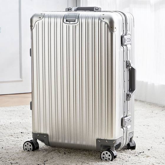 Large suitcase trolley case sturdy and durable thickened all-aluminum magnesium alloy universal wheel travel code box hard leather case
Large suitcase trolley case sturdy and durable thickened all-aluminum magnesium alloy universal wheel travel code box hard leather case