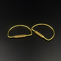 Pure copper minimalist key buckle sturdy keyring wearing N multi-key male and female creative gift