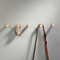 Nordic Brushed Brass Hook Gold Decorative Clothes Hook Living Room Decorative Study Hanging Picture Nail Kitchen Bathroom Single Hook