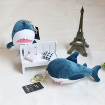 Ocean doll shark plush doll satchel key chain diver gift shark doll