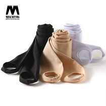 Childrens steel socks spring and autumn thin section girls leggings white summer practice dance dance socks foot pantyhose
