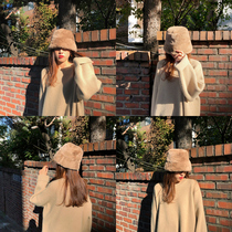Crab alley retro net red hairy BAO WEN basin hat 2019 new thickened warm fisherman hat casual female