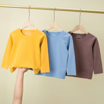 Incognito boneless children autumn and winter thermal underwear zhong da tong de velvet tracksuit jacket boys base shirt Qiuyi