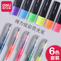 A powerful fluorescent pen color marker student with a tag pen pal pen and a light color department in a roughly dial-up word endorsement magic weapon candy double-headed stationery