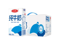 Ternary small square white pure milk 250ml*24X2 box gift box