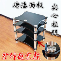 Amplifier rack Audio speaker rack Cabinet bile machine equipment equipment shelf Shock absorber nail tripod Solid wood hifi Dingyuan