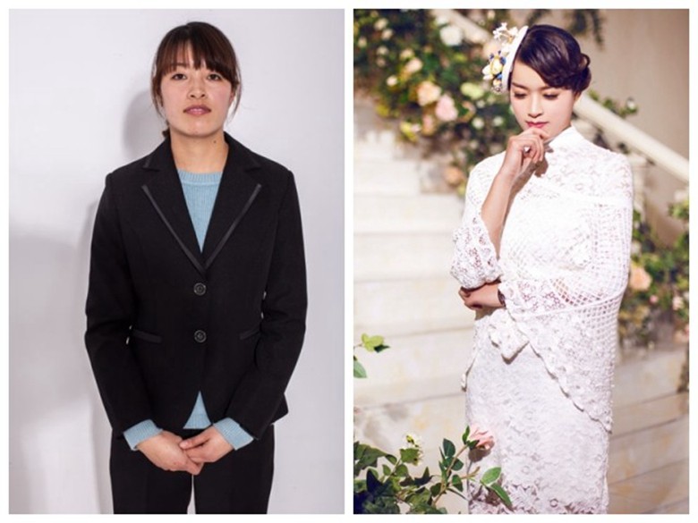 清洁工,服务员化妆前后对比照,看完泪崩