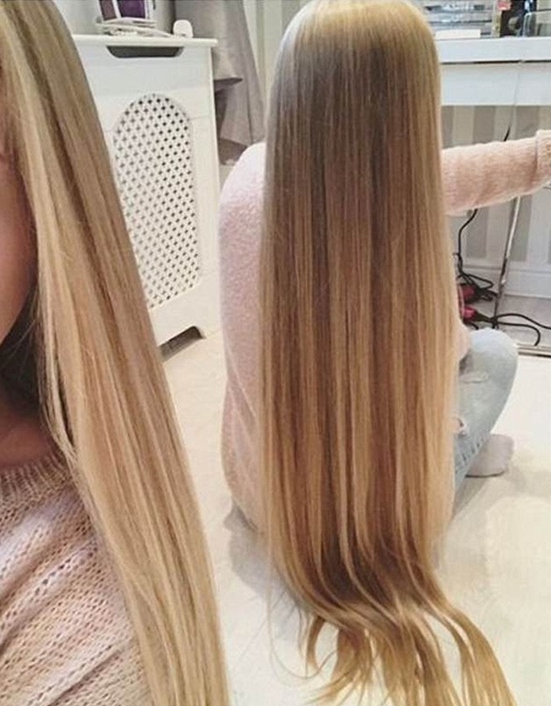 17年不剪头发,金色及膝长发美爆了! - 天猫精选