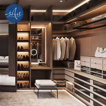 Creek Bank clothing custom wardrobe hat room custom modern simple ins style open cloakroom bedroom whole house custom