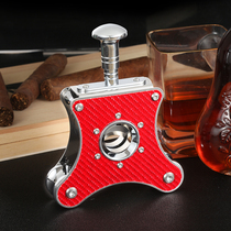 Cigar scissors desktop stainless steel imported Cuban cigar knife sharp portable cigar pliers hole punch Cigar scissors