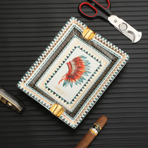 Cigar ashtray large personality fashion ceramic high grade cigar special ashtray hotel living room cigar ashtray