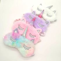 Children Blindfold Sleep Special Girl Cartoon Cute Plush Eye Mask Sleep Shading Unicorn Student Breathable