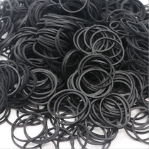 Rubber band Black bag rubber ring cowhide band head rope Hairband special plate hair high elastic rubber band