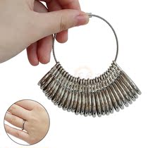 Ring ring measurement tools Oudu Meidu Hong Kong degree daily finger ring size Alloy measurement ring ring
