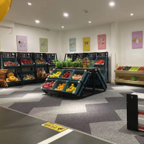 Middle Island 100 Orchard Raw Fresh Show Rack Steel Wood Fruits And Vegetables Rack Raw Fresh Supermarket Water Fruit Shop Vegetable Shelving 52