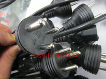 Pure copper small South Africa power cord 3 core 0 75 square 1 8 meters computer power cord India plug cable three holes