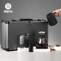 Hero flagship Quantum box hand-punched coffee maker filter cup set hand-punch pot hand grinder coffee machine gift box