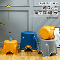 Thickened childrens small stool non-slip baby stool coffee table household adult shoes plastic chair