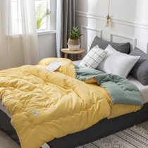 Autumn Pure Cotton Quilt Medium Thickness Autumn Dormitory Single Student Silk Cotton Quilted 1 5 m Thickened Winter Quilt Warm 1 8