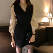 Sandro Moscoloni2021 Spring new small fragrance goddess Van Lianlian dress Skinny suit